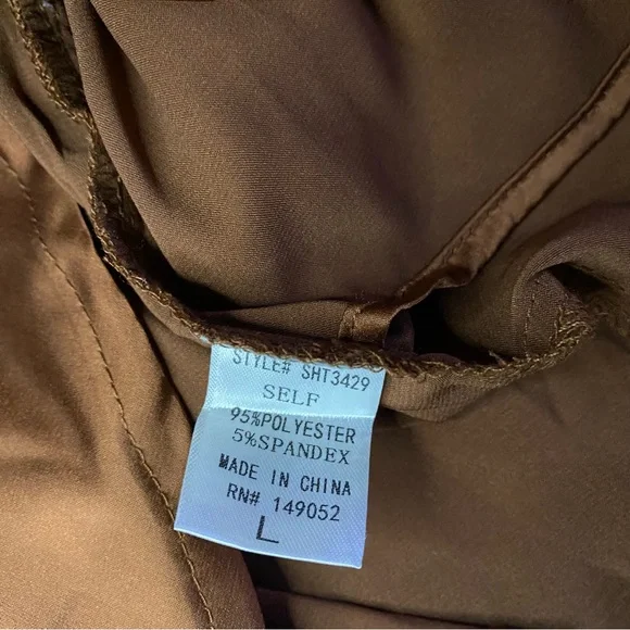 NWT Fashion Nova Time Of Your Life Satin Shirt Dress - Picture 11 of 11